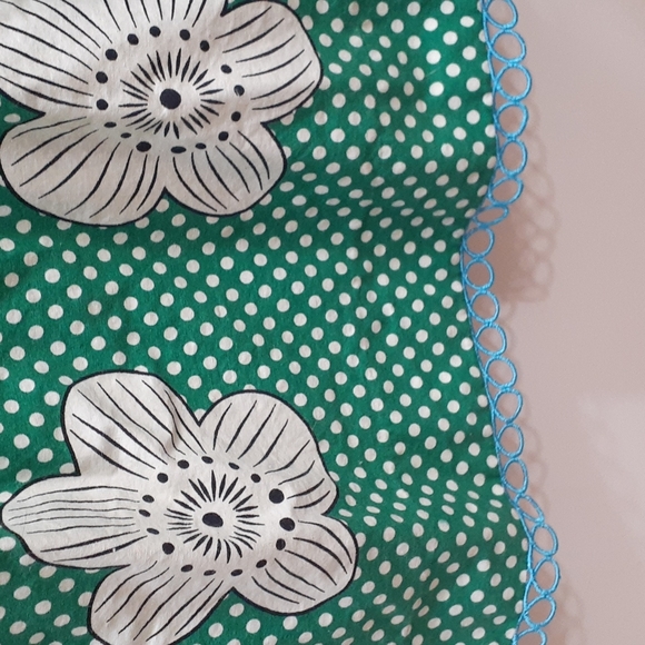 My Michelle Y2K Daisy Floral Green Butter Yellow Polka Dot  A-Line Dress - Picture 5 of 5